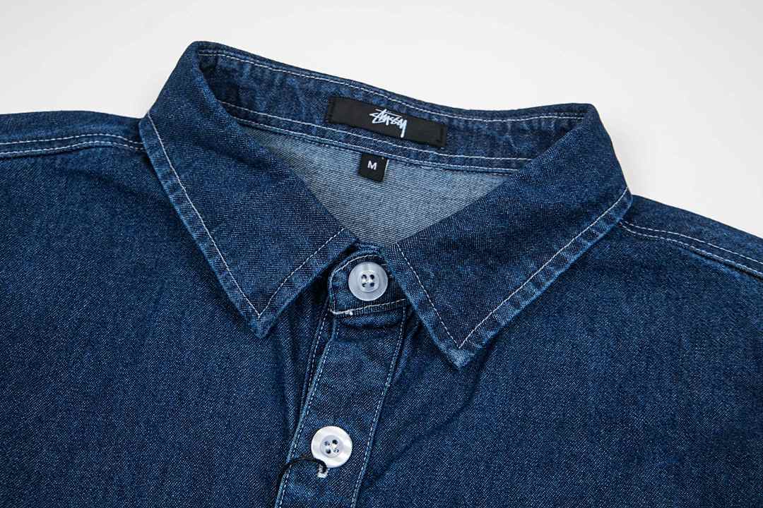 Stussy Chore Denim Shirt · G5H6 — תמונה 14