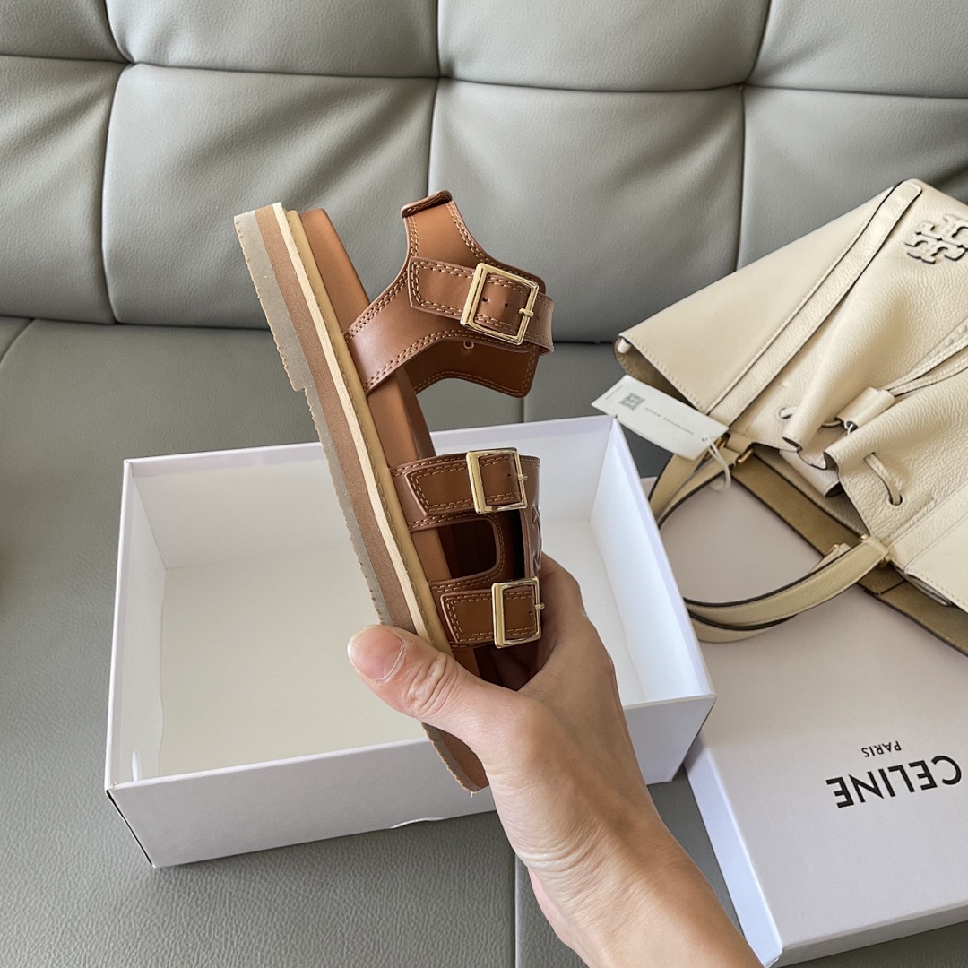 CELINE Maud Sandal Triomphe · Y166C — תמונה 5