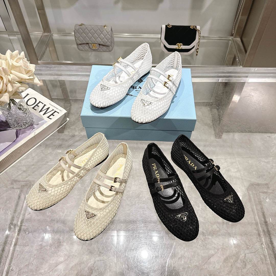 Prada Mary Jane Mesh Ballerina · PA36 — תמונה 10