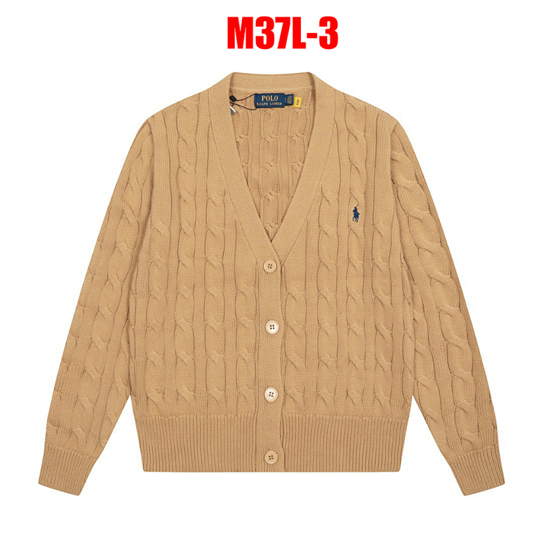 Polo Ralph Lauren Cable-Knit Wool-Cashmere Cardigan · M37L — תמונה 11