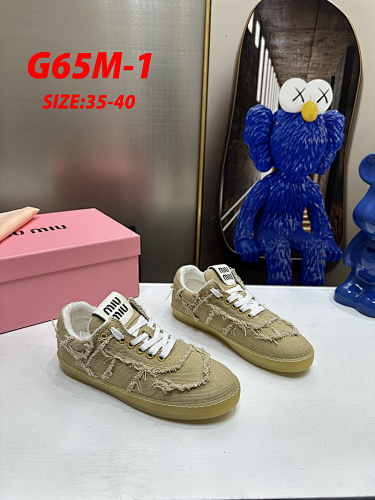 Miu Miu Canvas Sneakers · G65M