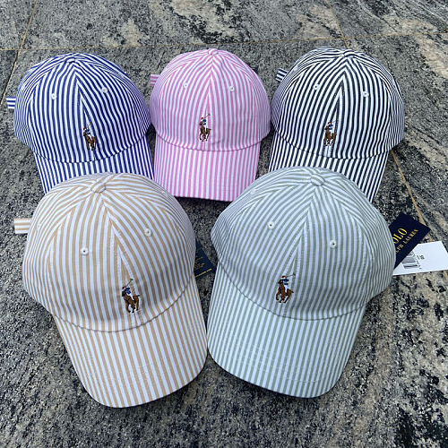 Polo Ralph Lauren Seersucker Ball Cap · 1EE1