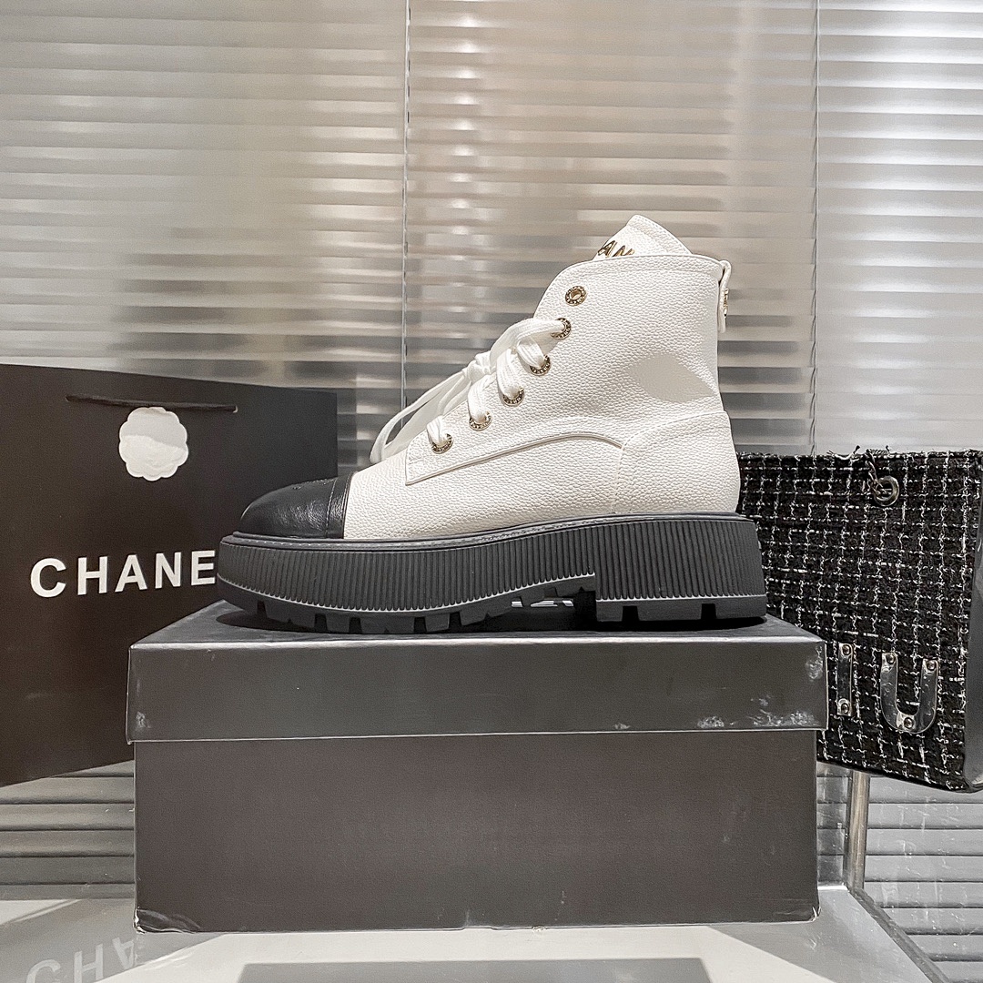Chanel Combat Boots · 6KFD — תמונה 4