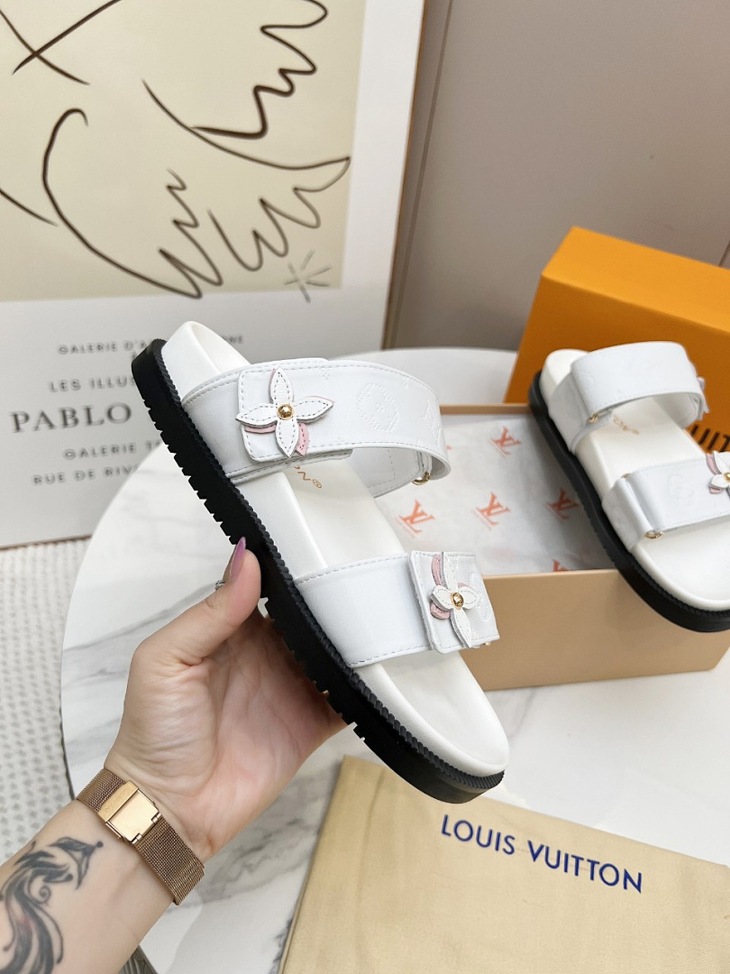 Louis Vuitton Bom Dia Flat Comfort Mule · T65X — תמונה 10