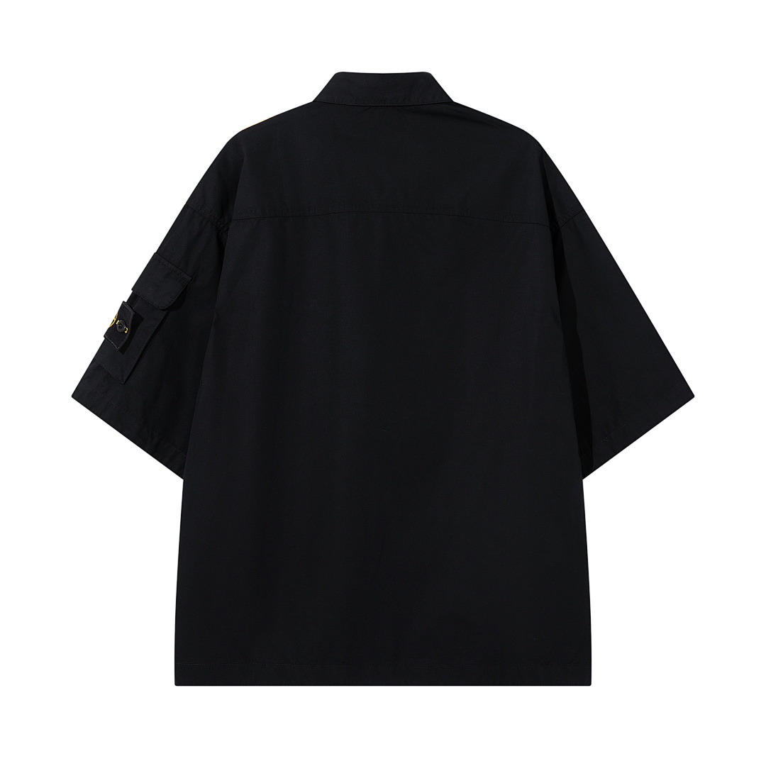 Stone Island Comfort-fit short-sleeve shirt · RX52 — תמונה 17