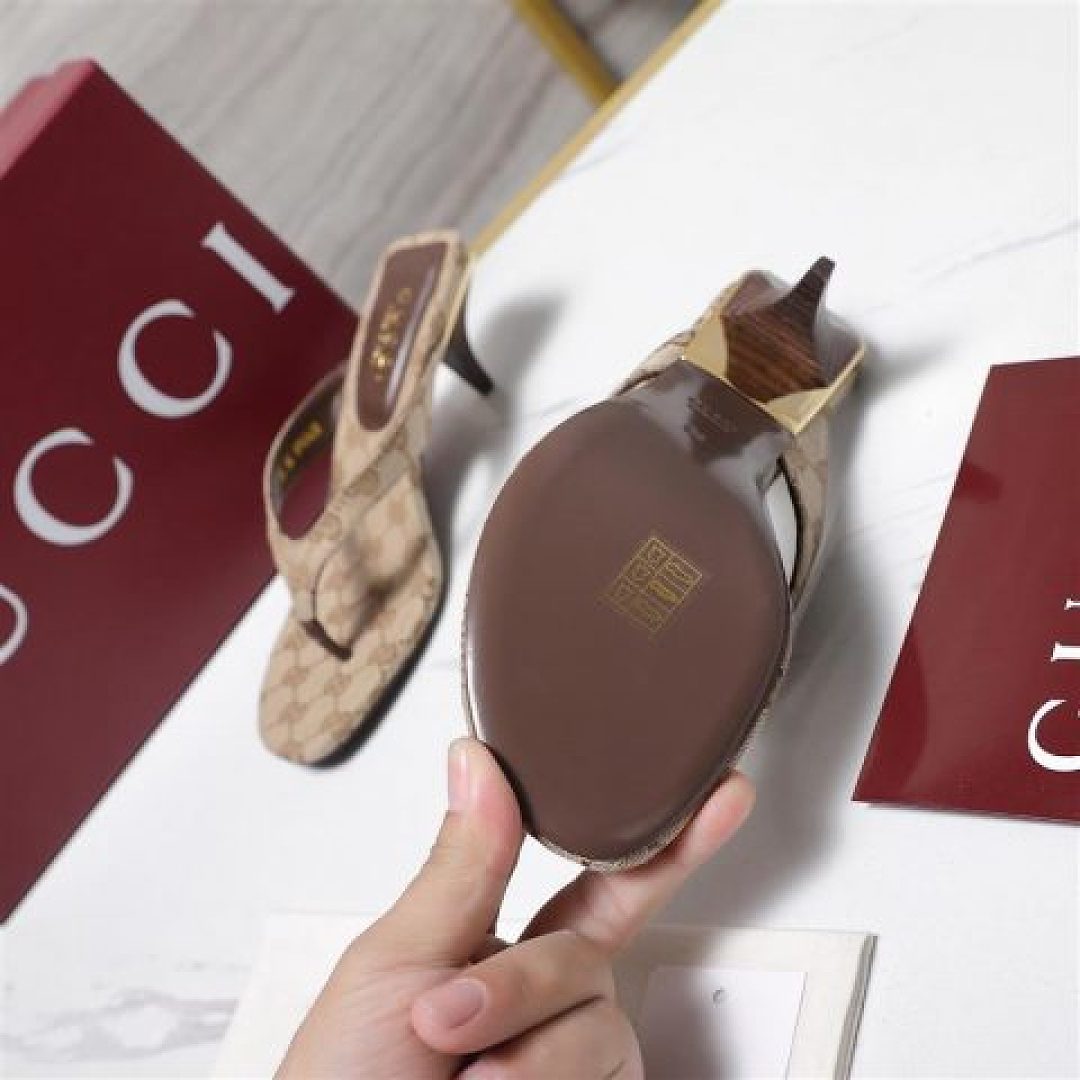 MZ59 Gucci high-heeled sandals $52 — תמונה 7