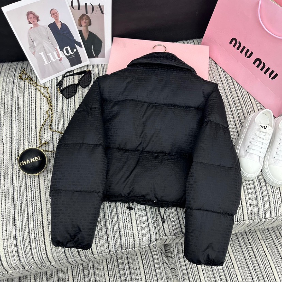 Miu Miu Cropped Down Jacket · F2F6 — תמונה 6