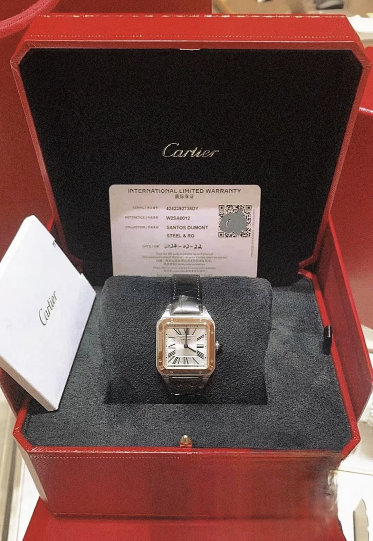 KD02 Cartier Santos Ladies' Watch 105$ — תמונה 2