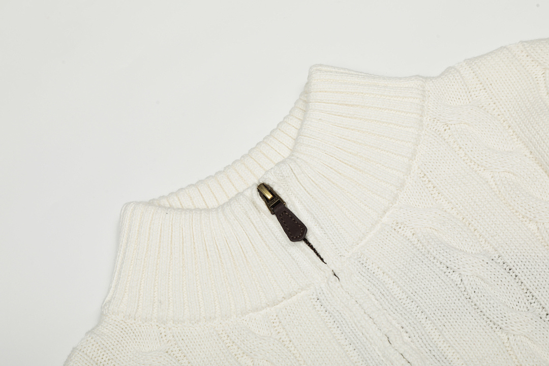 Polo Ralph Lauren Cable-Knit Quarter-Zip Sweater · E666 — תמונה 23