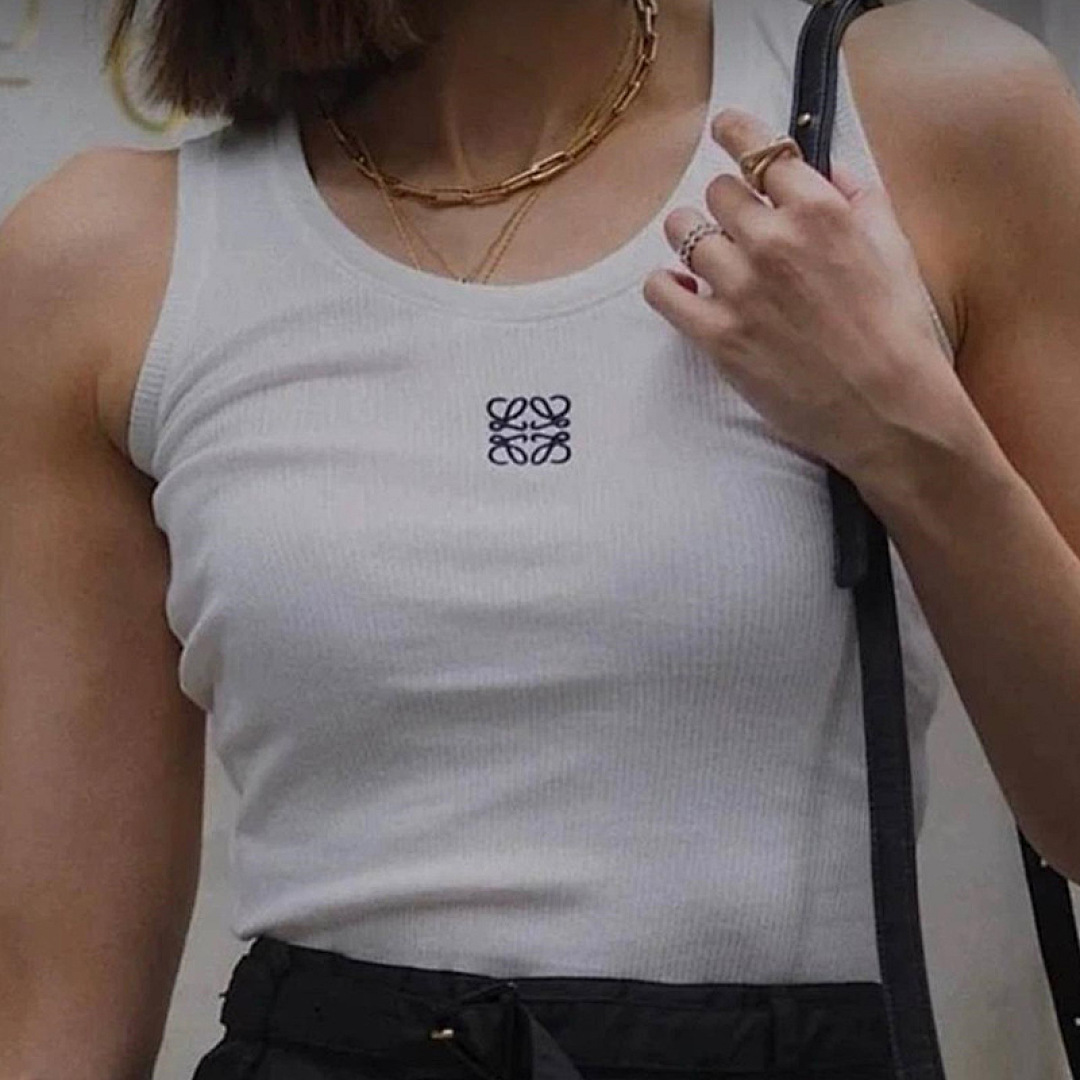 Loewe Anagram tank top · JH3K — תמונה 13