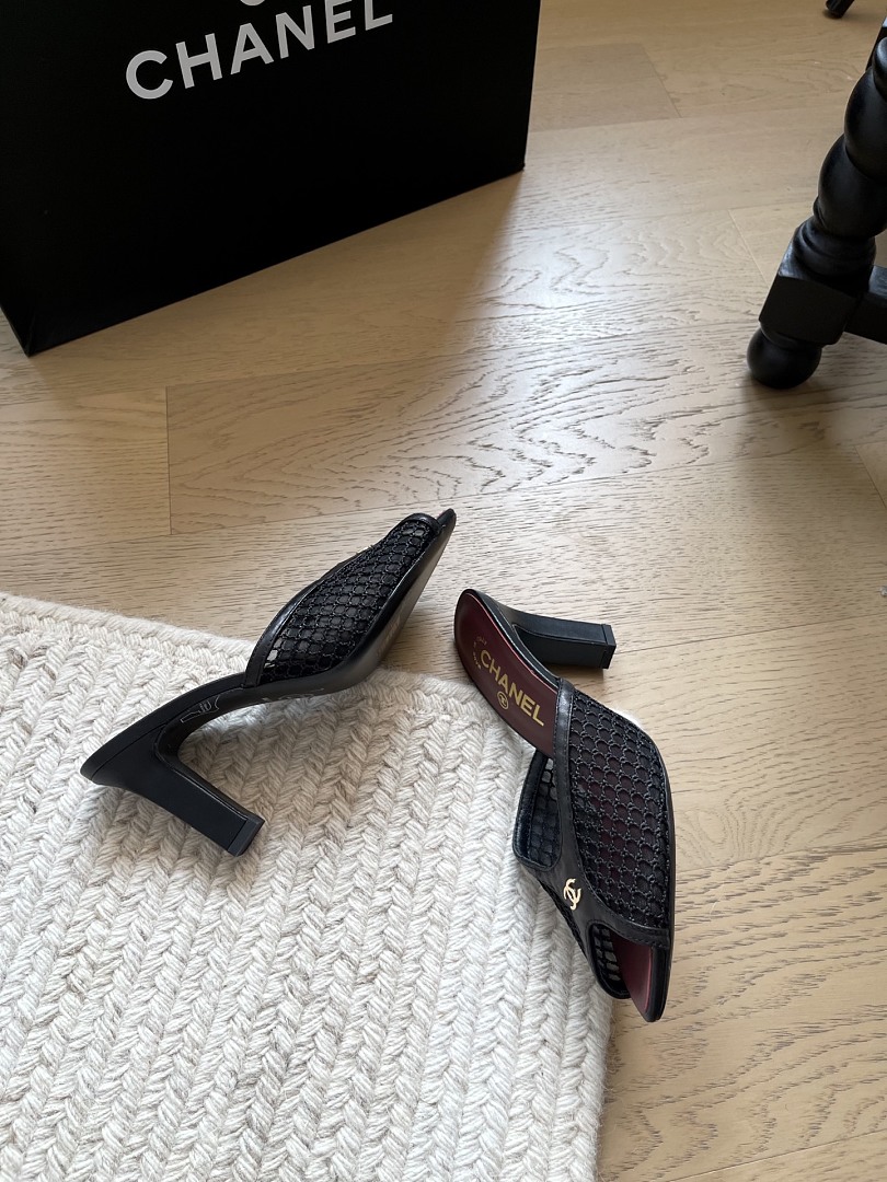 Chanel Mesh Mules · YYY3 — תמונה 7