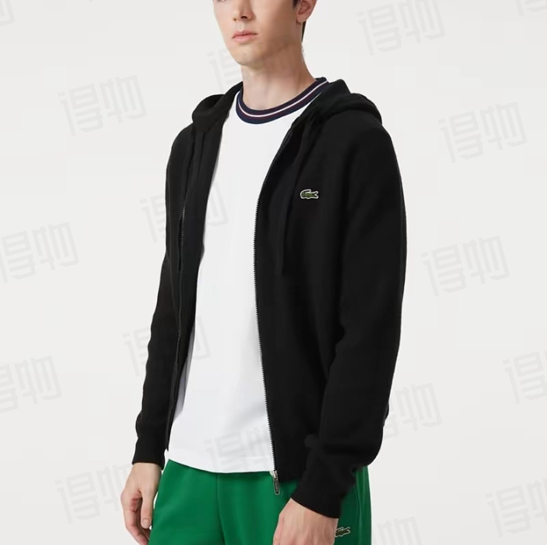 Lacoste Zip-Up Fleece Hoodie · D3F2 — תמונה 8