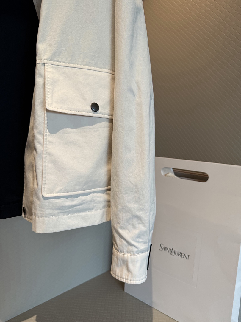 Saint Laurent Cassandre Reversible Work Jacket · P36W — תמונה 8