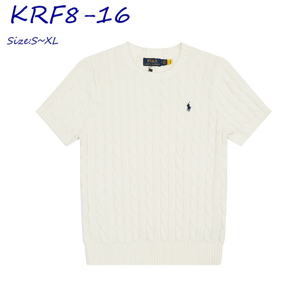 Ralph Lauren Cable-Knit Short Sleeve Sweater · KRF8 — תמונה 2