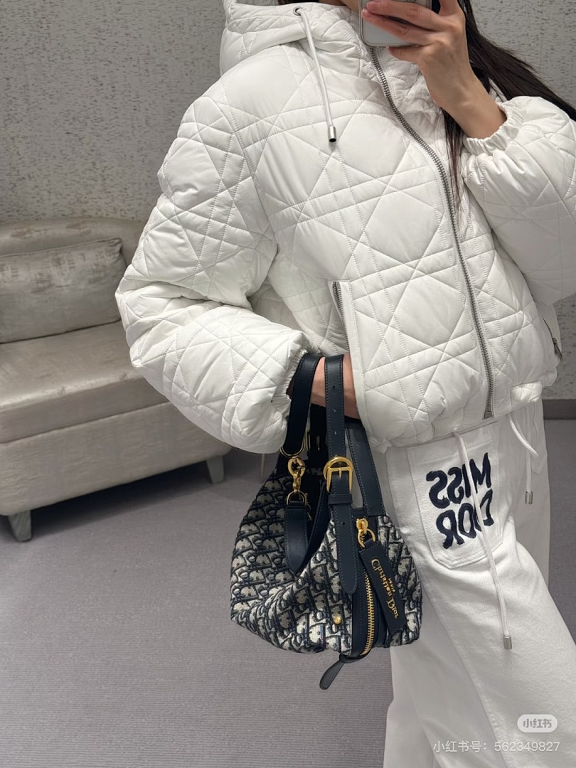 DiorAlps Macrocannage Cropped Puffer Jacket · M11R — תמונה 5