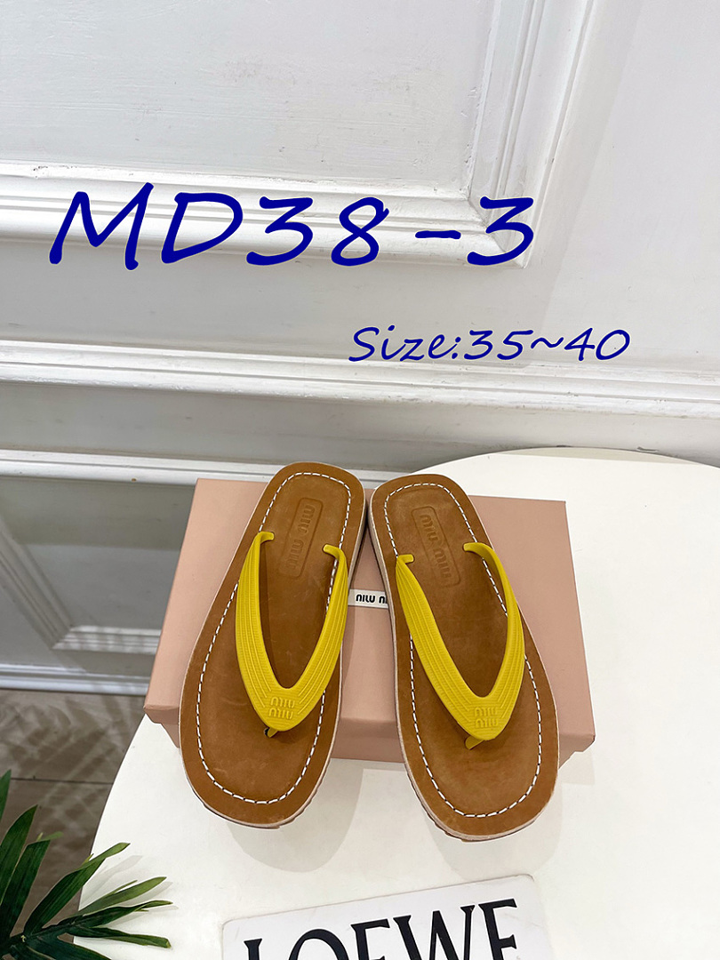 Miu Miu Thong Sandals · MD38 — תמונה 9