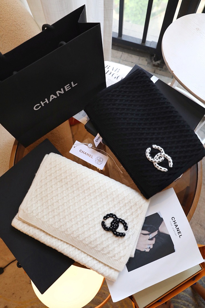 Chanel Cashmere CC Scarf · FFCT — תמונה 7
