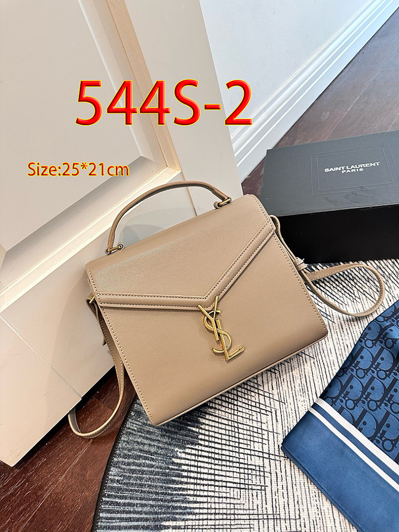 Saint Laurent Cassandra Mini Top Handle · 544S — תמונה 4