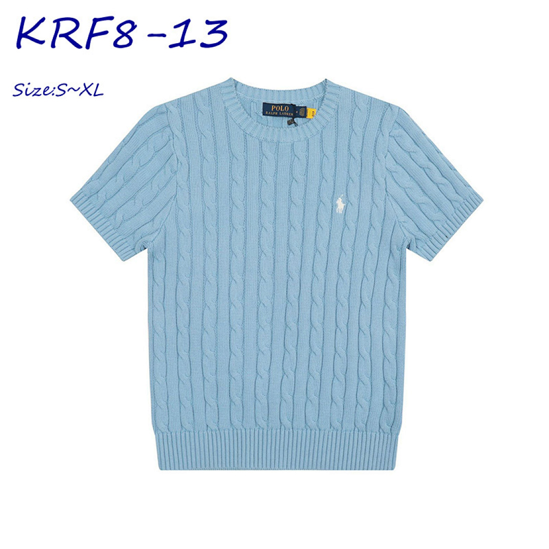 Ralph Lauren Cable-Knit Short Sleeve Sweater · KRF8 — תמונה 5