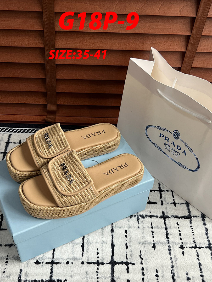 Prada Triangle Logo Slide Sandal · G18P — תמונה 13