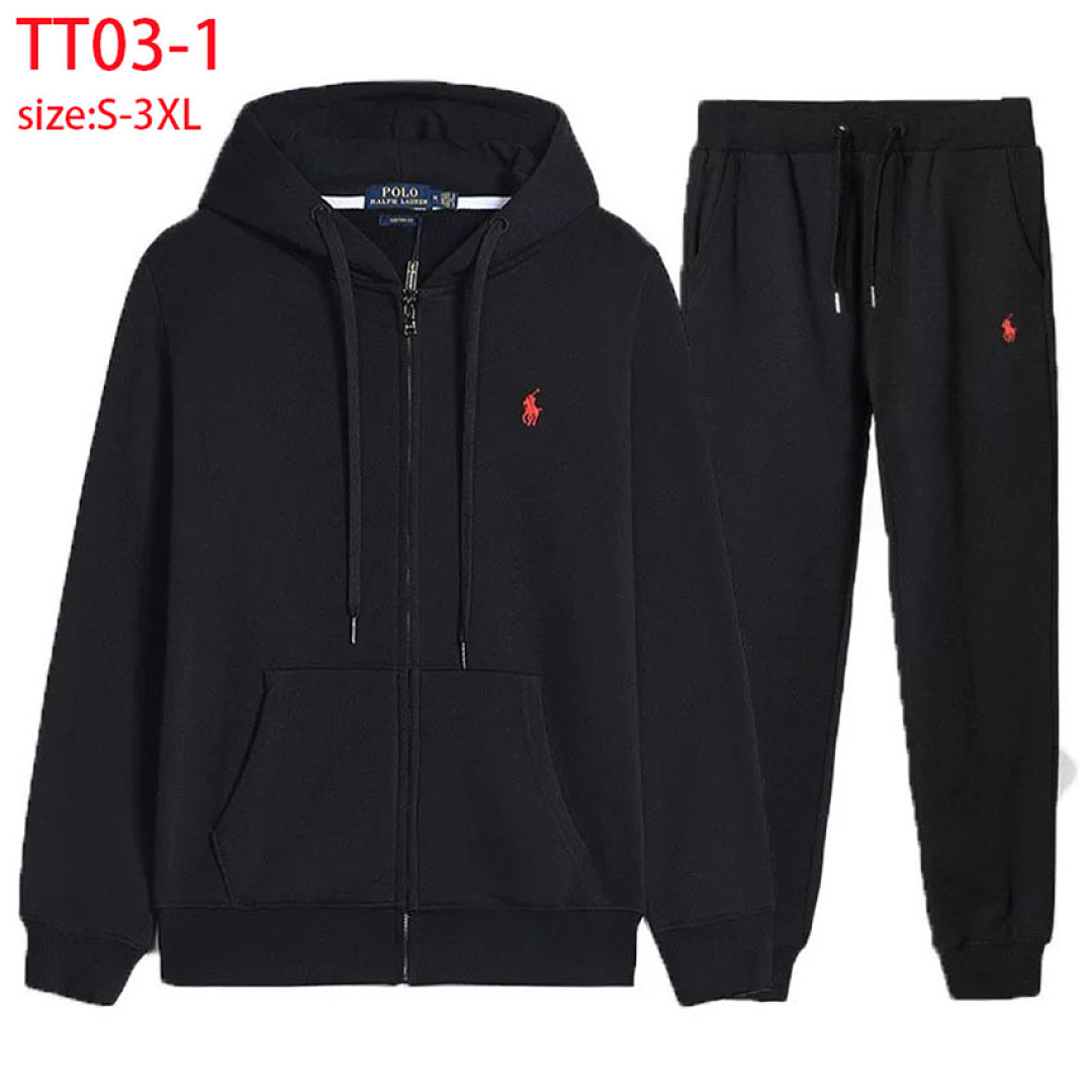 Ralph Lauren Double Knit Zip-Up Hoodie · TT03