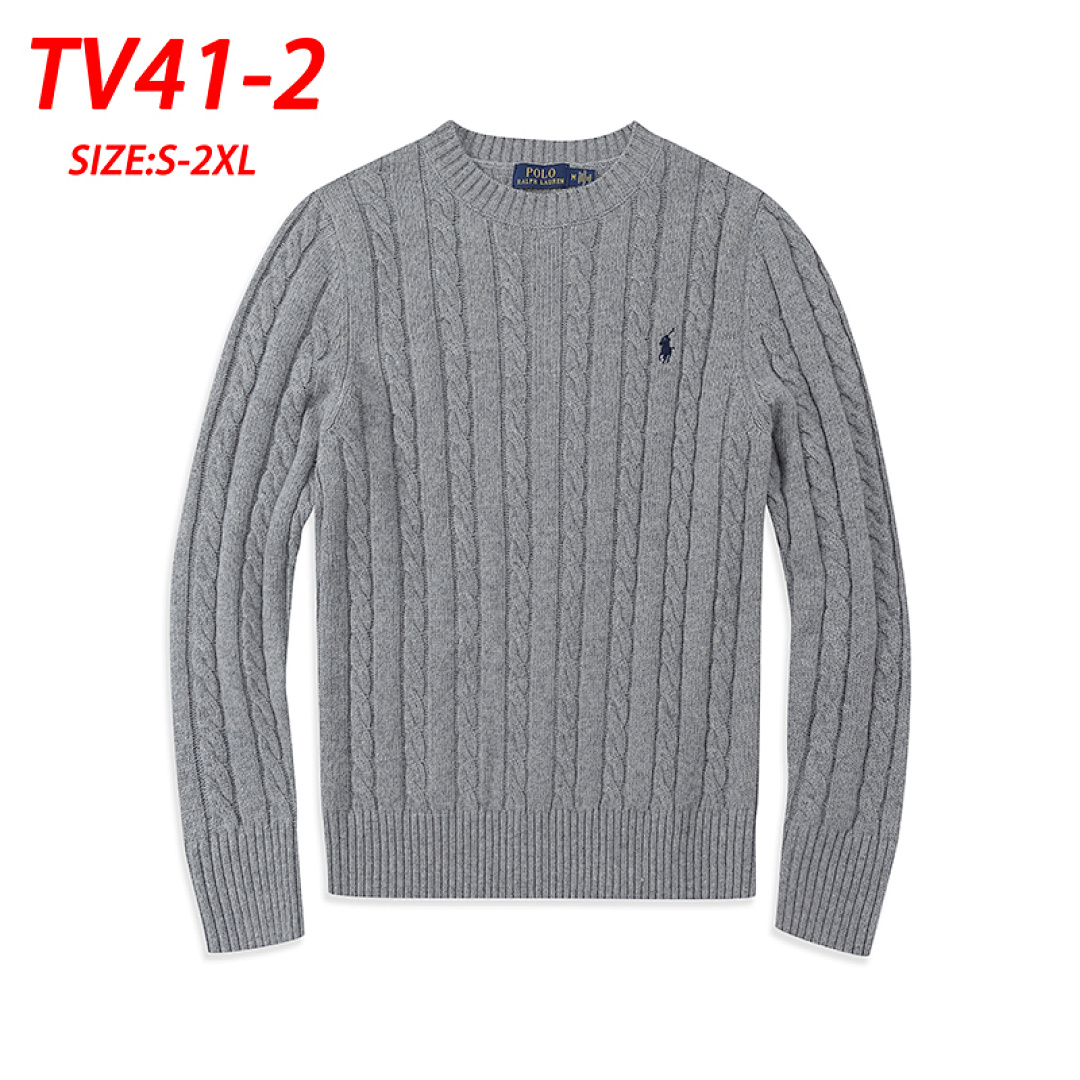 Ralph Lauren Cable-Knit Cotton Crewneck Sweater · TV41 — תמונה 8