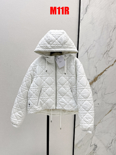 DiorAlps Macrocannage Cropped Puffer Jacket · M11R