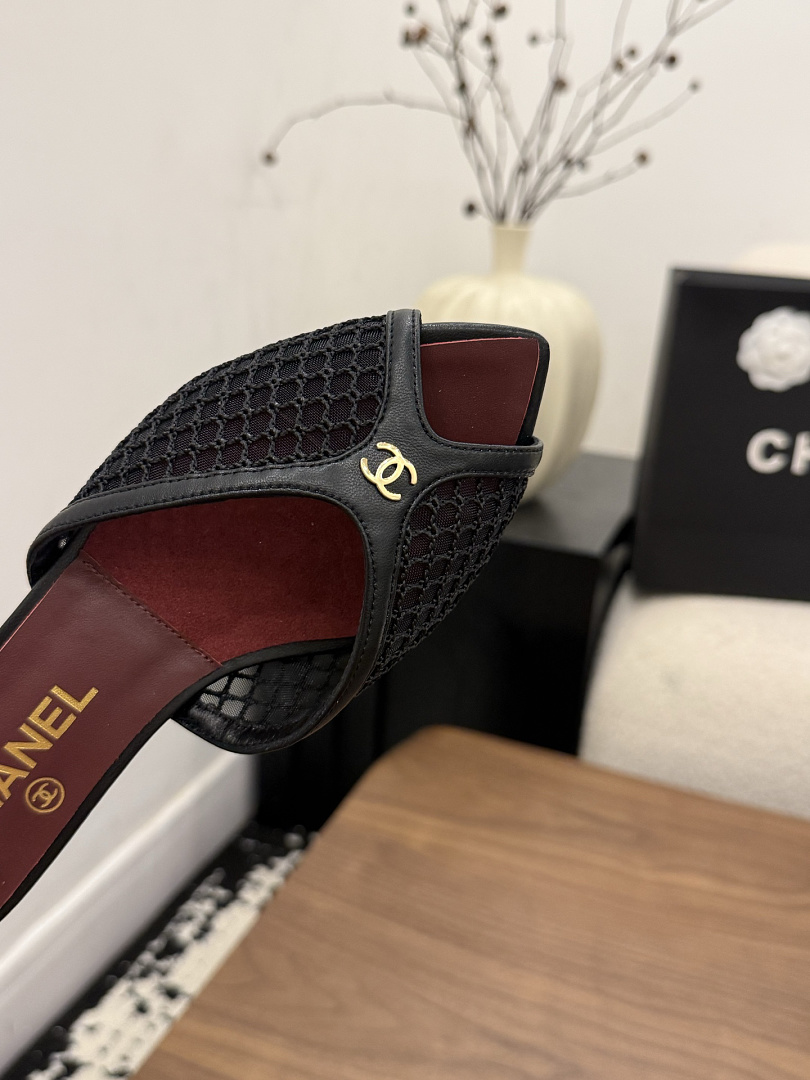 Chanel Mesh Mules · X71R — תמונה 12