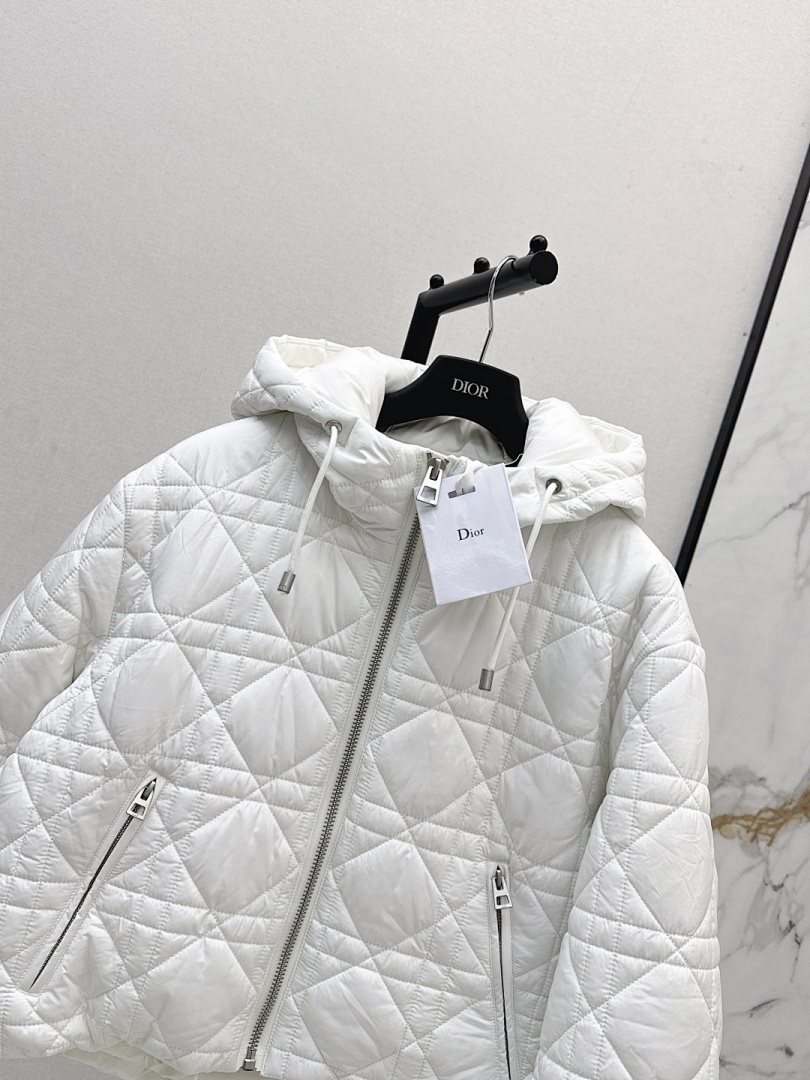 DiorAlps Macrocannage Cropped Puffer Jacket · M11R — תמונה 13