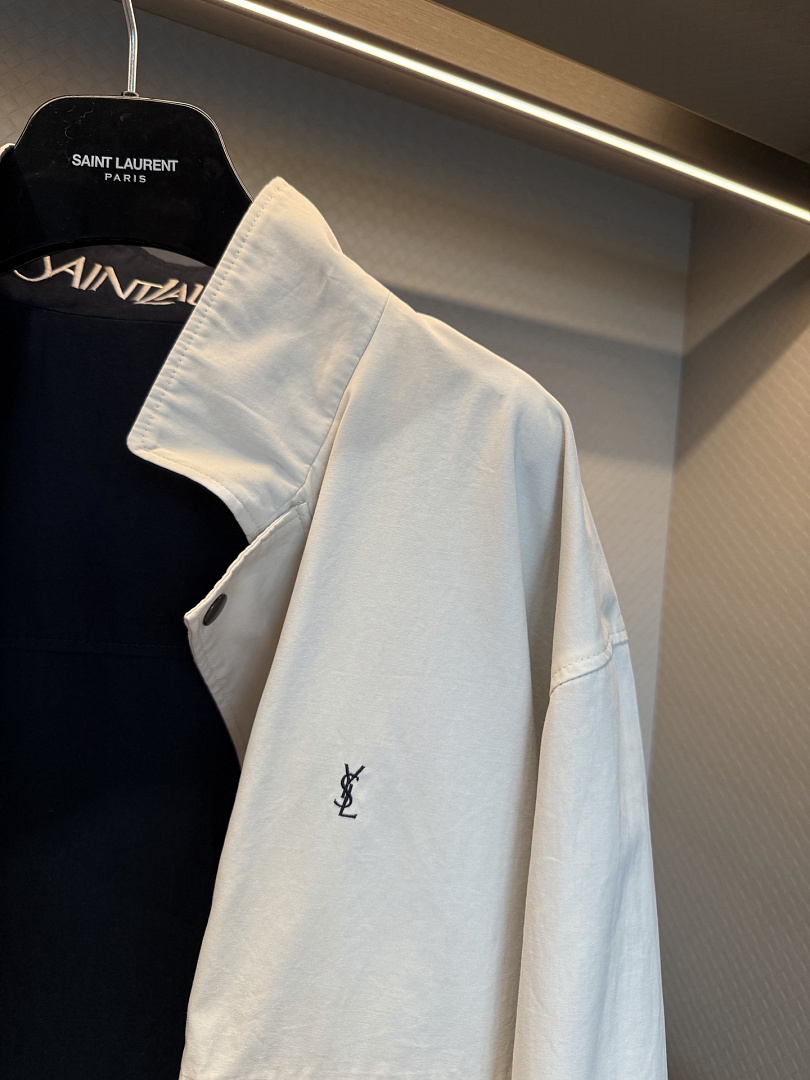 Saint Laurent Cassandre Reversible Work Jacket · P36W — תמונה 14