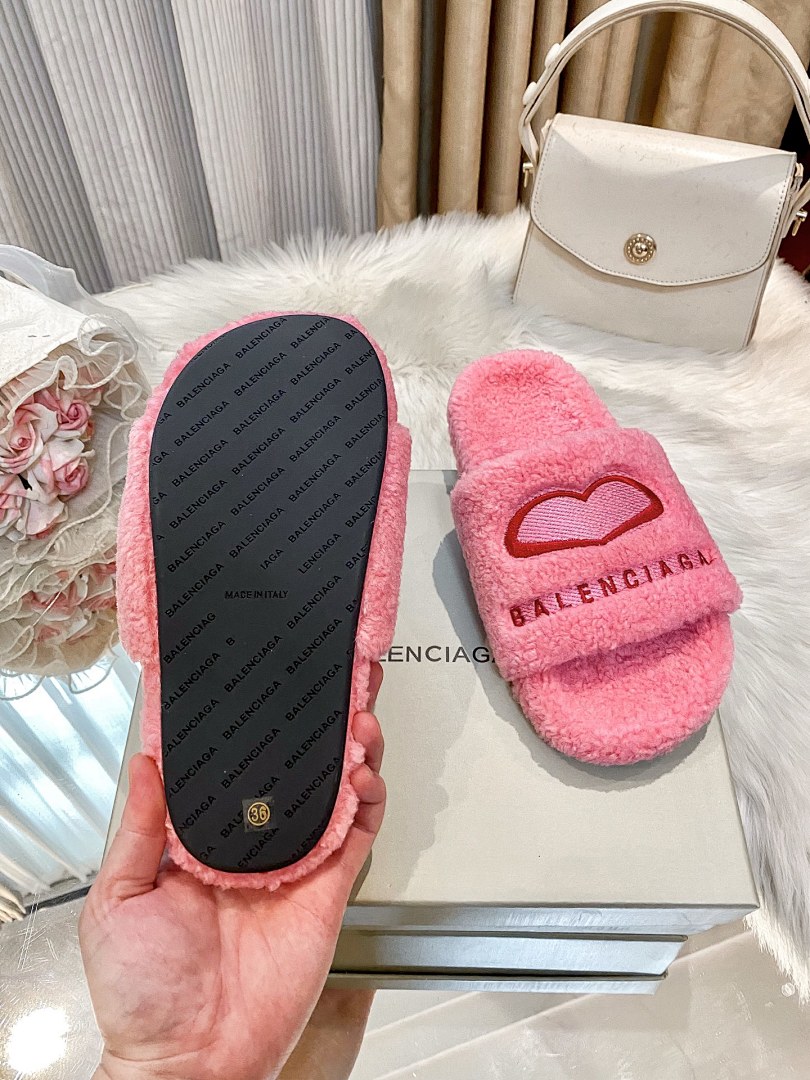 Balenciaga Furry Open Mule · FGS7 — תמונה 3