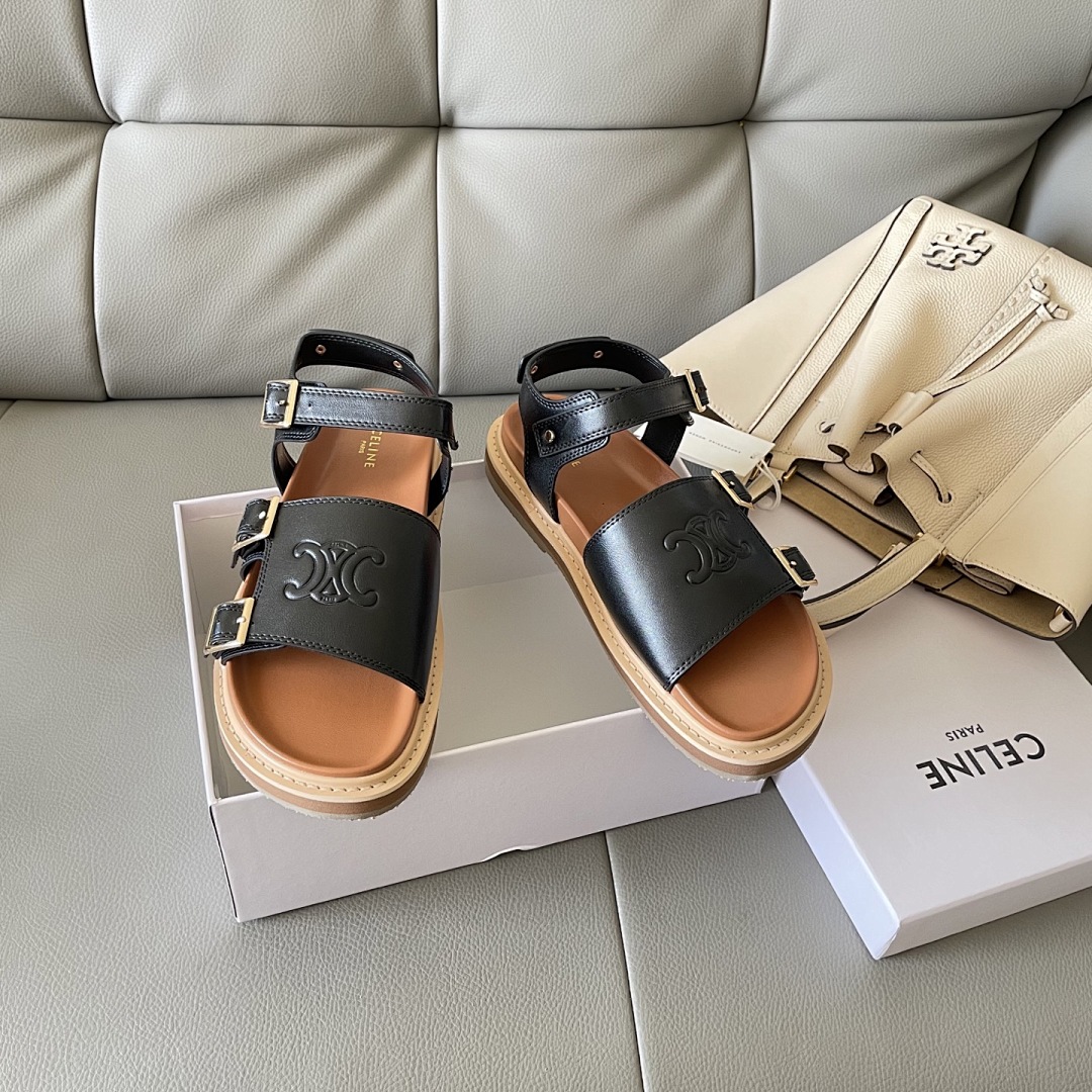 CELINE Maud Sandal Triomphe · Y166C — תמונה 13
