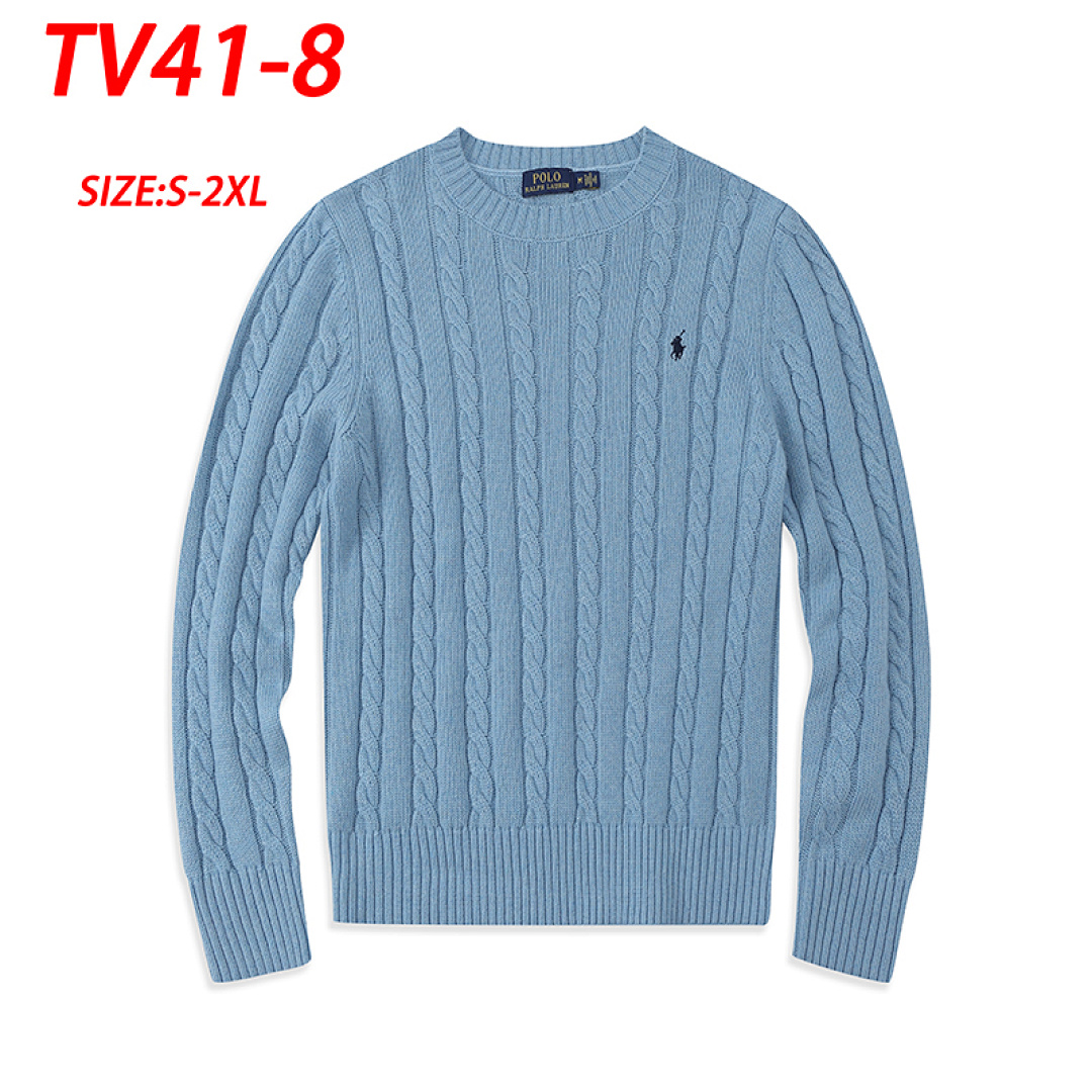 Ralph Lauren Cable-Knit Cotton Crewneck Sweater · TV41 — תמונה 2