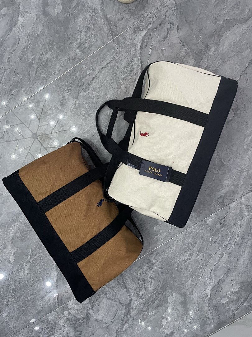Ralph Lauren Canvas Big Pony Duffel Bag · KF32 — תמונה 14