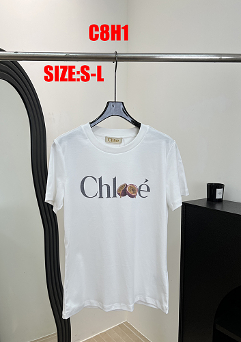 Chloe Baby Fit Logo T-shirt · C8H1