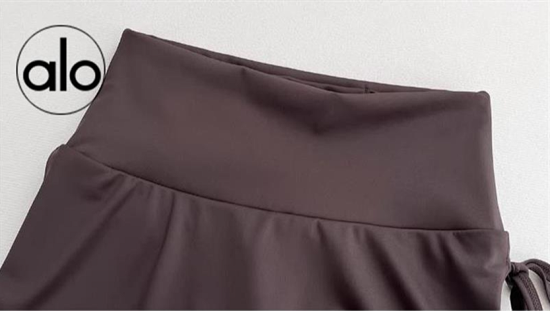 Alo Yoga Drawstring Ruched Yoga Skirted Leggings · 614U — תמונה 13