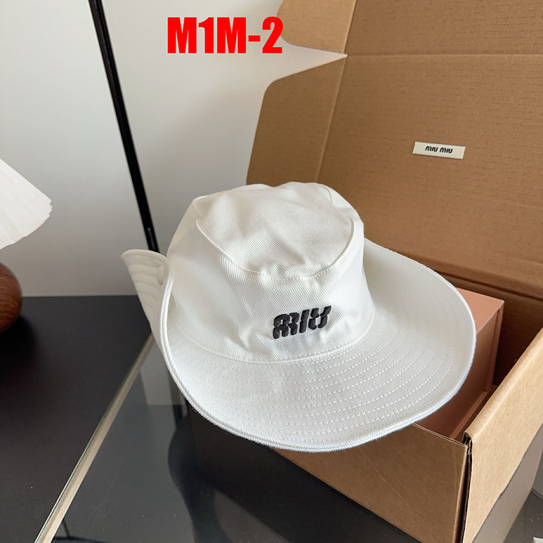 Miu Miu Denim Bucket Hat · M1M — תמונה 11