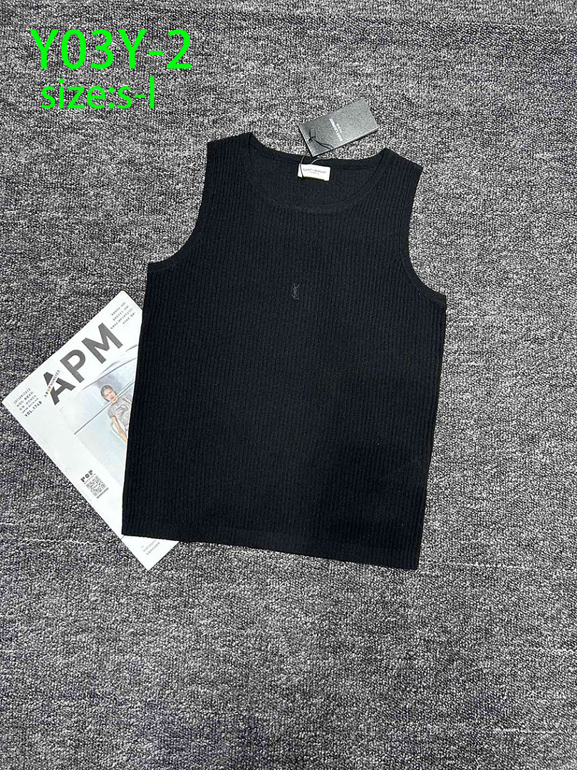 Saint Laurent Cassandre Tank Top · Y03Y — תמונה 3