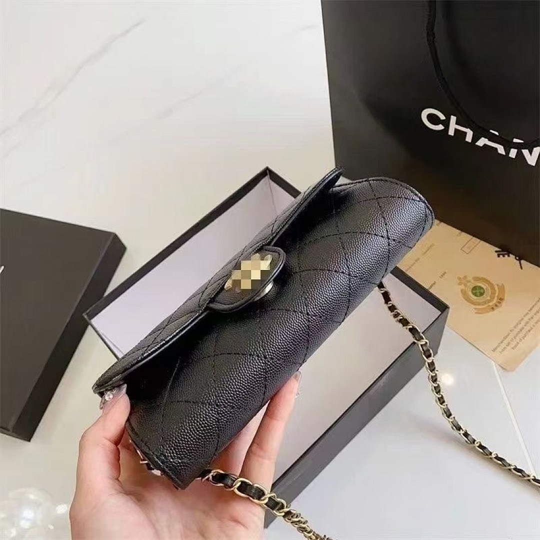 Chanel Classic Wallet on Chain · 4HWX — תמונה 5