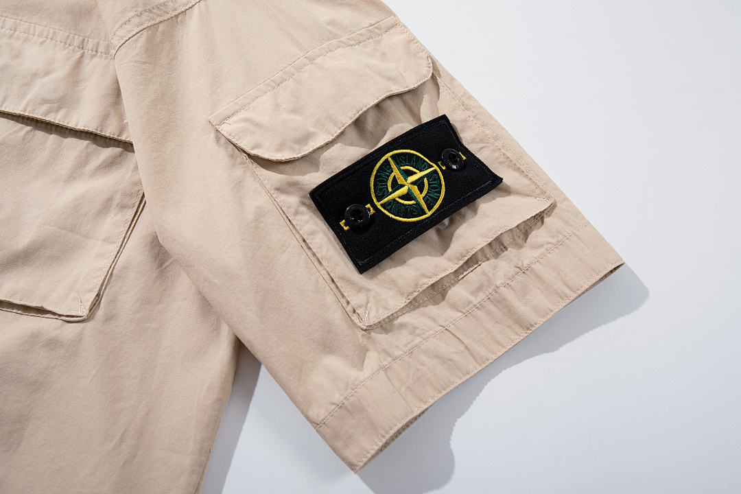 Stone Island Comfort-fit short-sleeve shirt · RX52 — תמונה 4