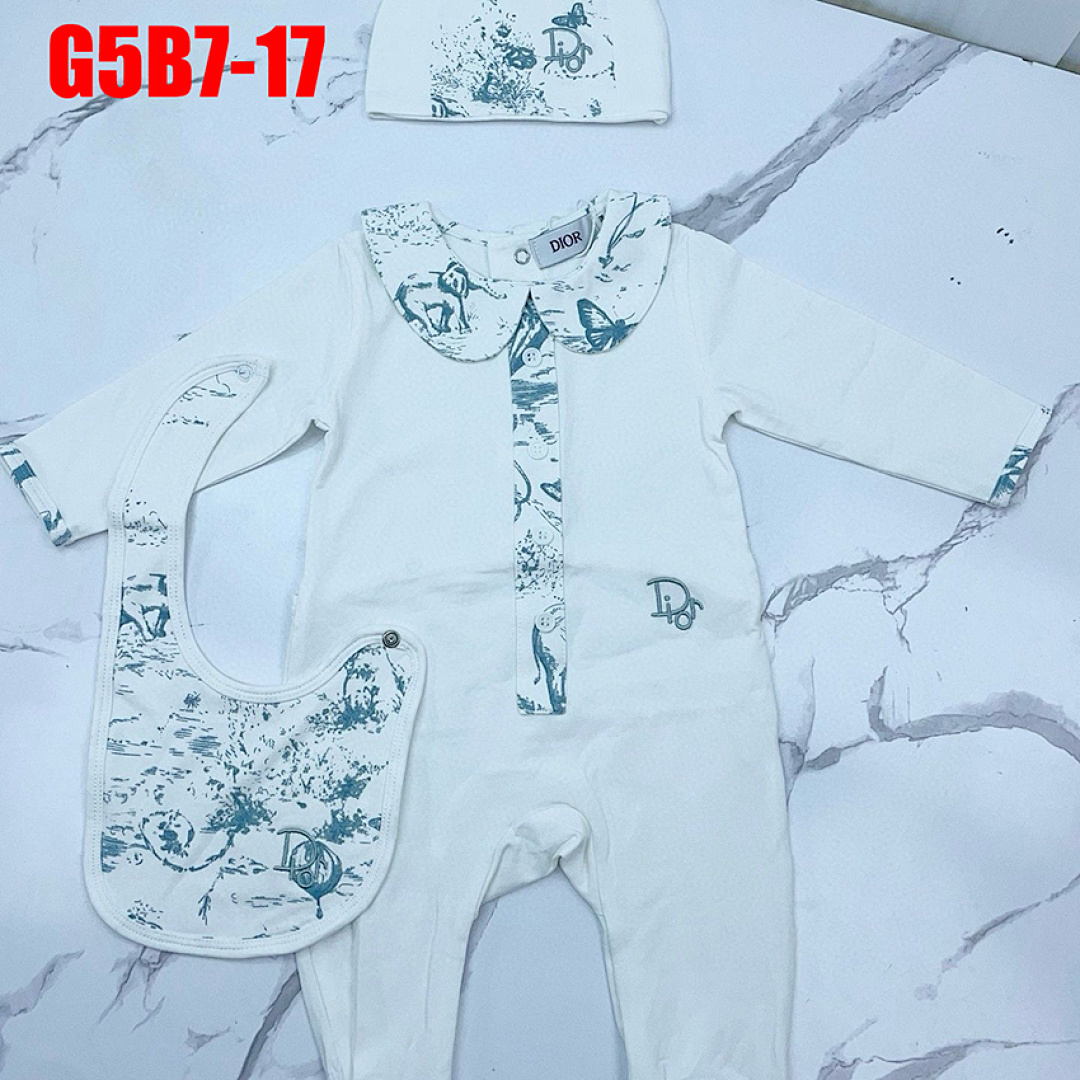 Gucci Baby cotton one-piece with Web · G5B7 — תמונה 13