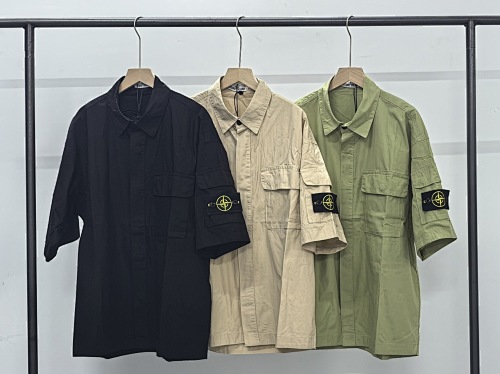 Stone Island Comfort-fit short-sleeve shirt · RX52