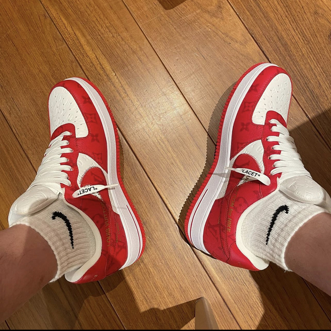 Louis Vuitton x Nike Air Force 1 Low · Y7N9 — תמונה 7