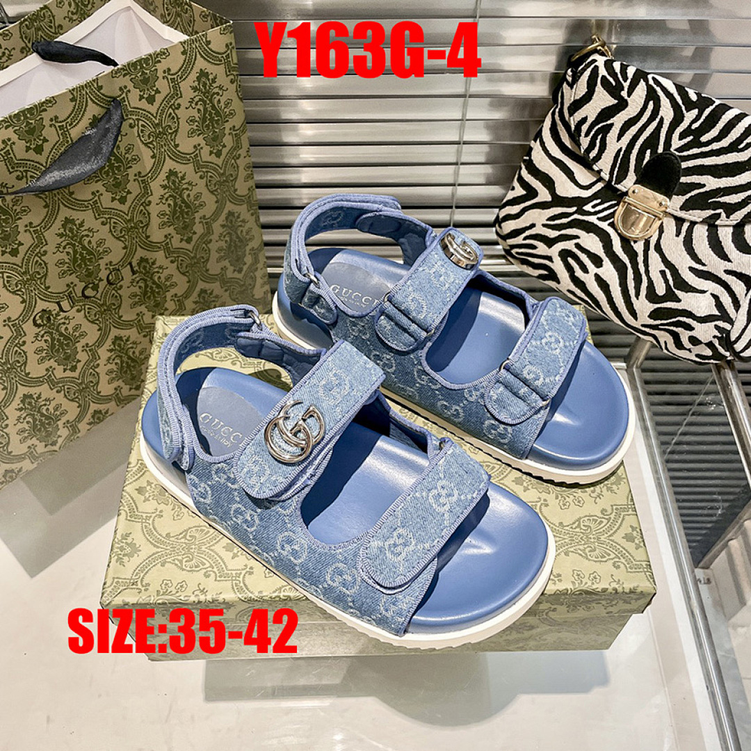 Gucci GG Denim Slide Sandal · Y163G — תמונה 16