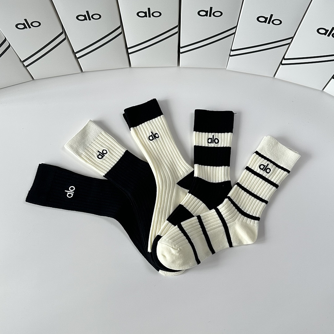 Alo Yoga Half-Crew Understated Sock · G1B1 — תמונה 10