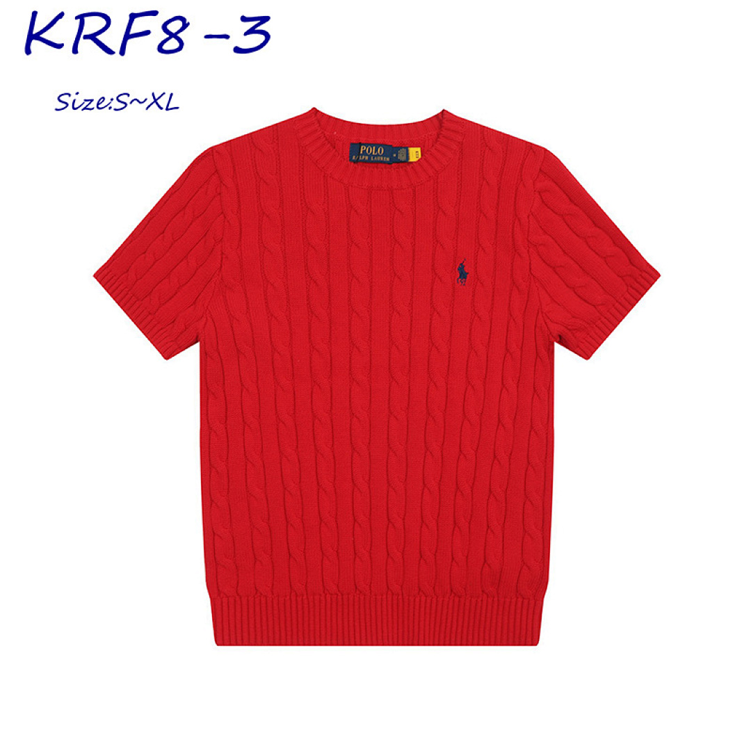 Ralph Lauren Cable-Knit Short Sleeve Sweater · KRF8 — תמונה 15