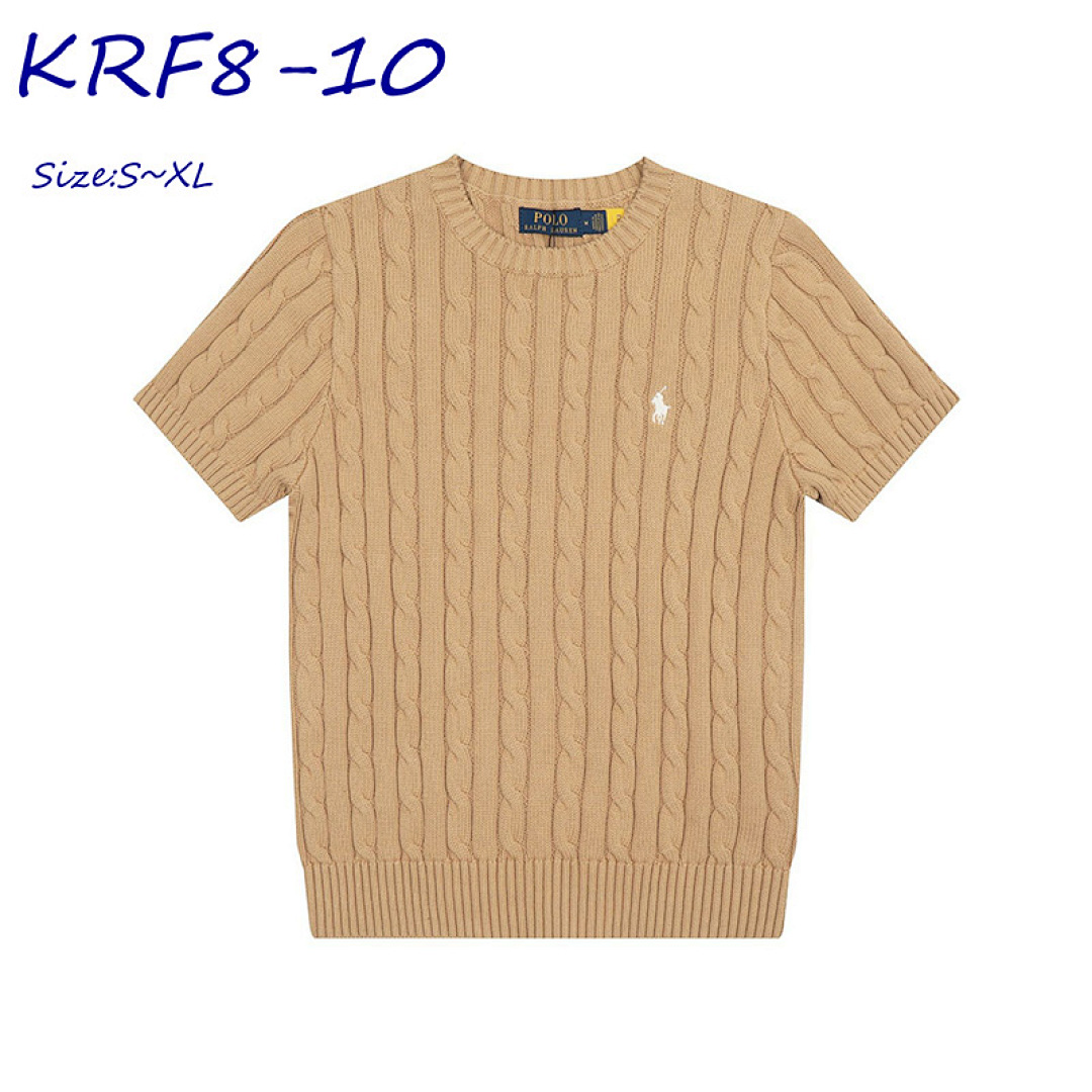Ralph Lauren Cable-Knit Short Sleeve Sweater · KRF8 — תמונה 8