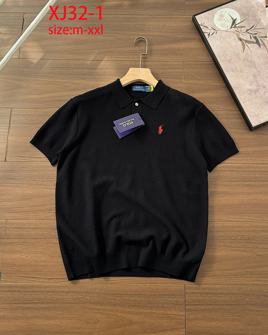 Ralph Lauren Cotton Short-Sleeve Polo Sweater · XJ32 — תמונה 6