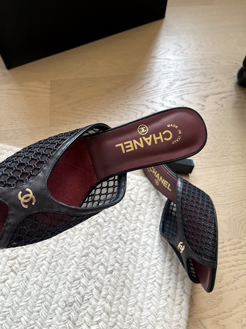 Chanel Mesh Mules · YYY3 — תמונה 6