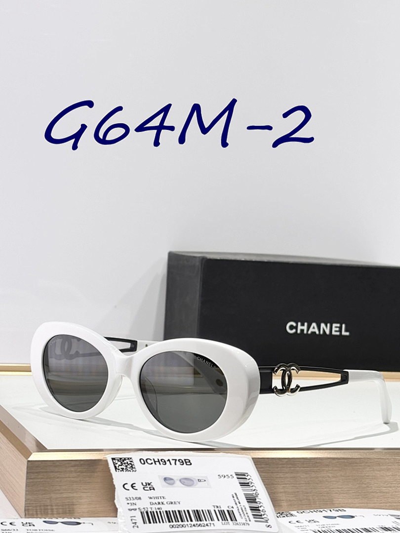 Chanel Oval Sunglasses 9179 · G64M — תמונה 5